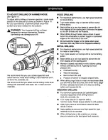 Preview for 16 page of Craftsman 315.269280 Operator'S Manual