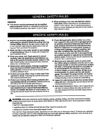 Preview for 4 page of Craftsman 315.27984 Operator'S Manual