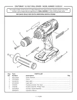 Preview for 11 page of Craftsman 315.DD2101 Operator'S Manual