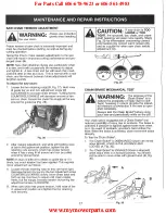 Preview for 20 page of Craftsman 316.350220 Operator'S Manual