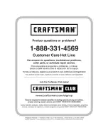 Preview for 40 page of Craftsman 320.39592 Operator'S Manual