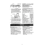 Preview for 14 page of Craftsman 358.341250 Instruction Manual