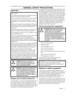 Preview for 11 page of Craftsman 358.381800 Operator'S Manual