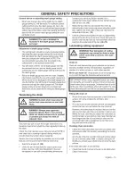 Preview for 15 page of Craftsman 358.381800 Operator'S Manual