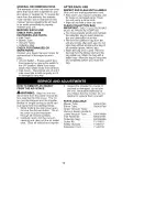 Preview for 10 page of Craftsman 358.748220 Operator'S Manual