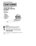 Craftsman 358.794120 Instruction Manual preview