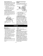 Preview for 12 page of Craftsman 358.794944 Operator'S Manual