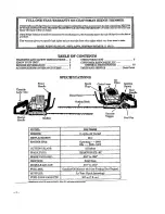 Preview for 2 page of Craftsman 358.795620 Operator'S Manual