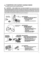 Preview for 3 page of Craftsman 358.795620 Operator'S Manual