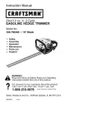 Preview for 1 page of Craftsman 358.796360 Instruction Manual