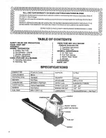 Preview for 2 page of Craftsman 358.796920 Operator'S Manual