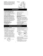 Preview for 7 page of Craftsman 358.799190 Operator'S Manual