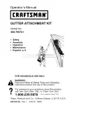 Preview for 1 page of Craftsman 358.799701 Operator'S Manual