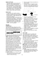 Preview for 14 page of Craftsman 37640 Owner'S Manual