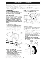 Preview for 16 page of Craftsman 37640 Owner'S Manual