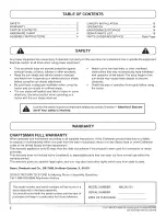 Preview for 2 page of Craftsman 486.242101 Operator'S Manual