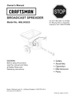Preview for 1 page of Craftsman 486.243223 Owner'S Manual