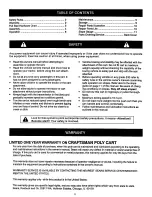 Preview for 2 page of Craftsman 486.24385 Owner'S Manual