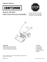 Preview for 1 page of Craftsman 486.248473 Operator'S Manual