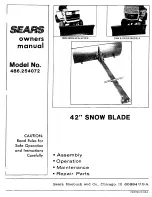 Preview for 1 page of Craftsman 486.254072 Owner'S Manual