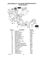 Preview for 35 page of Craftsman 536.881110 Owner'S Manual