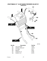 Preview for 47 page of Craftsman 536.881121 Owner'S Manual