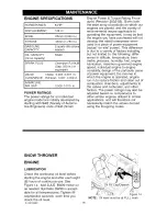 Preview for 16 page of Craftsman 536.881500 Operator'S Manual