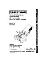 Craftsman 536.882091 Operating Instructions Manual preview