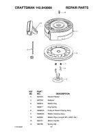 Preview for 37 page of Craftsman 536.885203 Operator'S Manual