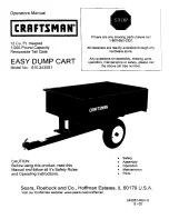 Craftsman 610.243551 Operator'S Manual preview