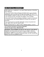 Preview for 3 page of Craftsman 82141 Owner'S Manual