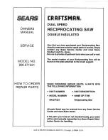 Preview for 8 page of Craftsman 900.271221 Owner'S Manual