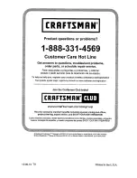 Preview for 64 page of Craftsman 917.25081 Operator'S Manual