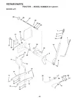 Preview for 42 page of Craftsman 917.251471 Owner'S Manual