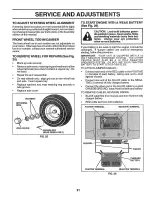 Preview for 21 page of Craftsman 917.255430 Owner'S Manual