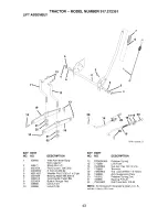 Preview for 43 page of Craftsman 917.272351 Owner'S Manual