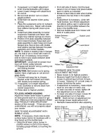 Preview for 21 page of Craftsman 917.273261 Owner'S Manual