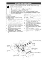 Preview for 21 page of Craftsman 917.274030 Owner'S Manual