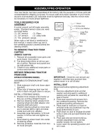 Preview for 8 page of Craftsman 917.27537 Owner'S Manual