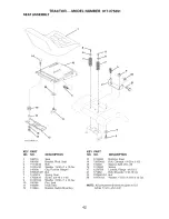 Preview for 42 page of Craftsman 917.275391 Owner'S Manual