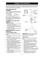 Preview for 8 page of Craftsman 917.276750 Operator'S Manual