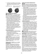 Preview for 46 page of Craftsman 917.276811 Operator'S Manual