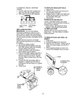 Preview for 31 page of Craftsman 917.28646 Operator'S Manual