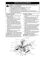 Preview for 21 page of Craftsman 917.28701 Operator'S Manual