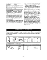 Preview for 21 page of Craftsman 917.292493 Owner'S Manual