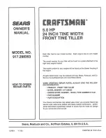 Preview for 32 page of Craftsman 917.298353 Owner'S Manual