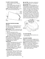 Preview for 10 page of Craftsman 917.370671 Owner'S Manual