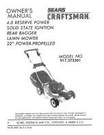 Craftsman 917.372301 Owner'S Manual preview