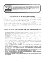 Preview for 5 page of Craftsman 917.372301 Owner'S Manual