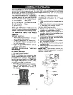 Preview for 8 page of Craftsman 917.99296 Operator'S Manual